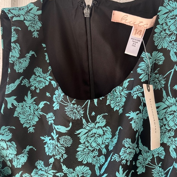 Anthropologie Hutch Floral Cutout Dress Wedding Guest Cocktail Size 14 NWT